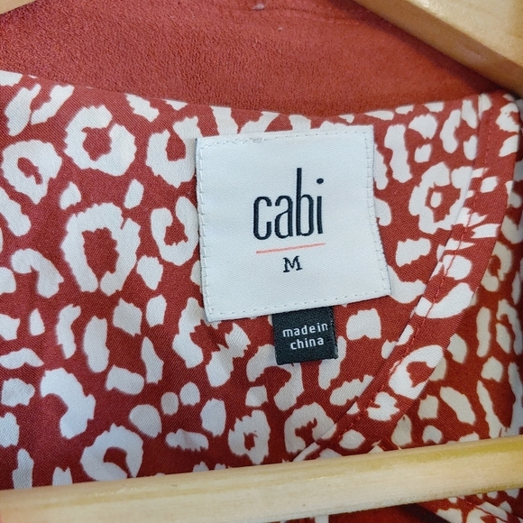 Cabi Penny Lane Longline Faux Suede Rust Colored Coat Sz M Fall Contemporary - Picture 7 of 15